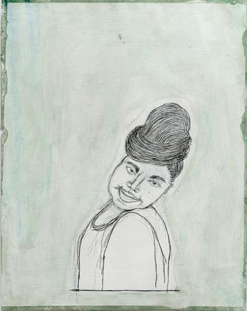 Sassy Look (Detail of High School Hair)