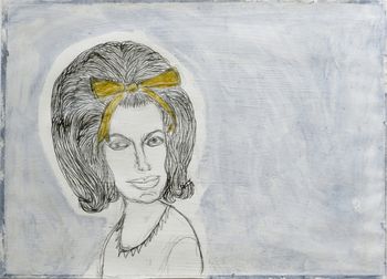 Yellow Ribbon (Detail of High School Hair)
